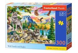Puzzle vlčí rodinka a orli 300dílků