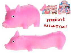 Prasátko strečové natahovací 10cm v krabičce (12)